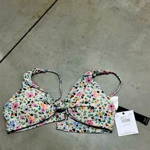 MAGGIE DITSY METALLIC SHINE PISMO TRIANGLE TOP size L